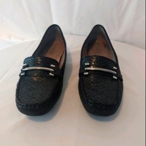 Naturalizer N5 comfort Black Croc Loafers